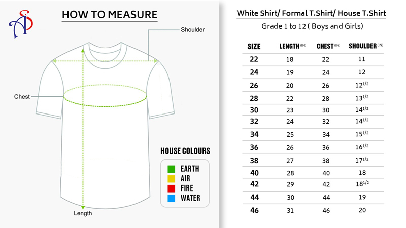 White Shirt B&G 1-12